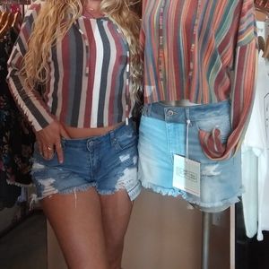 'Burned Out' Crop Jacket